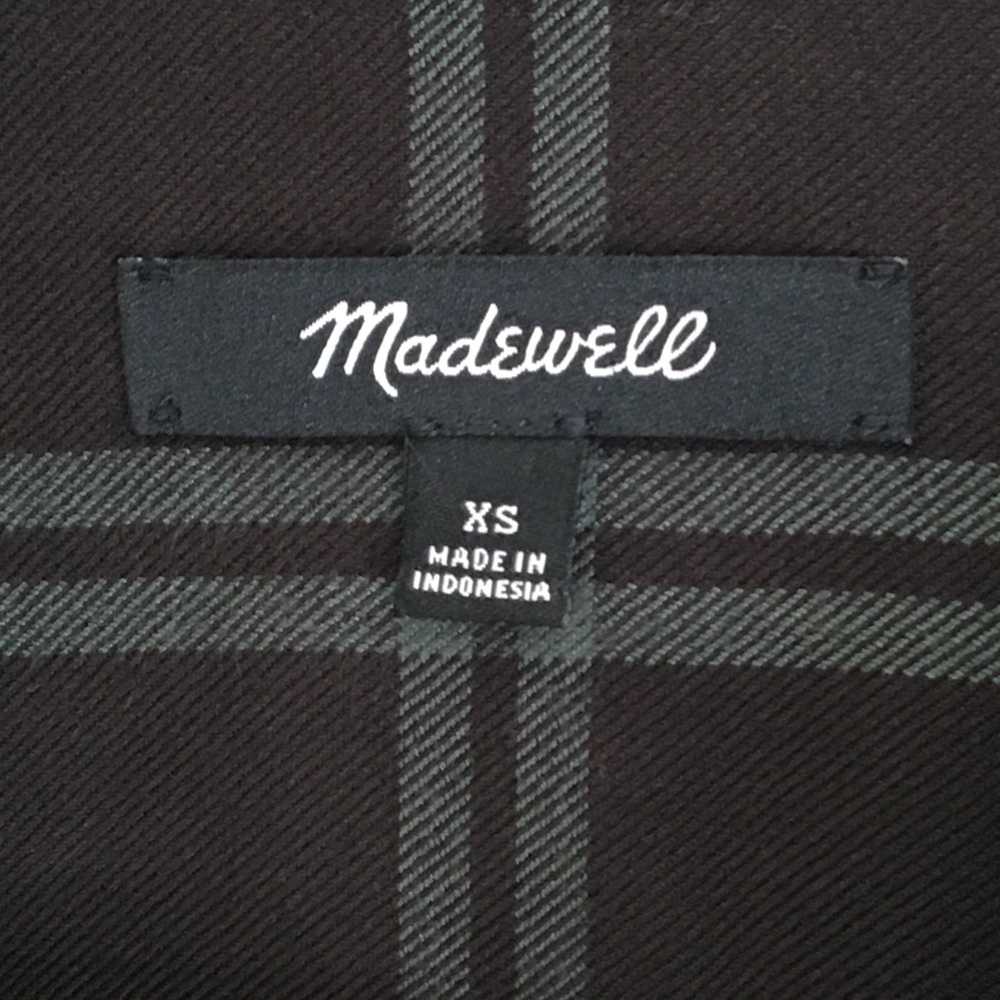 Madewell Wrap-Front Shirt in Palma Plaid - Picture 4 of 4